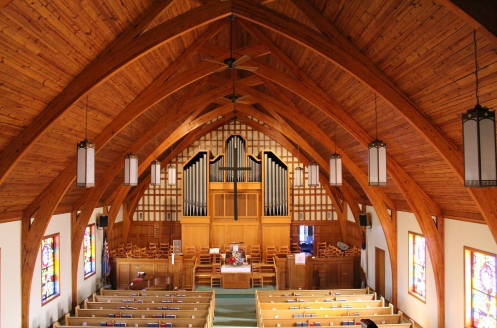 sanctuary and altar – McAllister Memorial Presbyterian Church